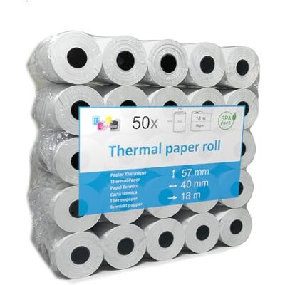 UNIVERS GRAPHIQUE 50 della bobina di carta di credito di calore 57 x 40 x 12 m Thermal -Carta Rulli carta macchina standard CEE UNIVERS GRAPHIQUE 50 della bobina di carta di credito di calore 57 x 40 x 12 m Thermal -Carta Rulli carta macchina standard CEE
