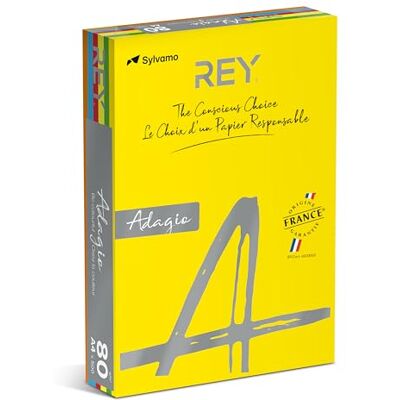 DOHE Adagio Carta per stampante e fotocopiatrice, 80 gm2, formato A4, finitura lucida, colori assortiti DOHE Adagio Carta per stampante e fotocopiatrice, 80 gm2, formato A4, finitura lucida, colori assortiti