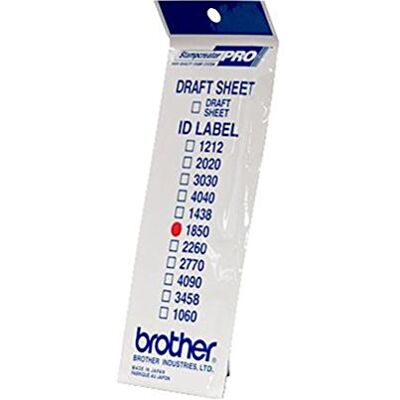 Brother Etichette dimensione 18x50 mm Confezione da 12 Brother Etichette dimensione 18x50 mm Confezione da 12