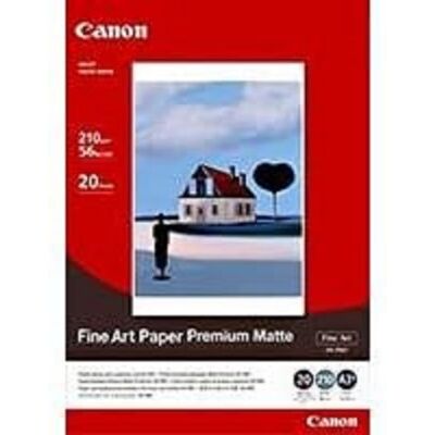 Canon FA-PM1 Fineart Premium MATT 20 A3+ 43 x 48,3 cm (A3 Plus) Carta fotografica Canon FA-PM1 Fineart Premium MATT 20 A3+ 43 x 48,3 cm (A3 Plus) Carta fotografica