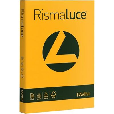 Favini A69H544 Rismaluce colore GIALLO ORO confezione da 50 cartoncini da 200gr Formato A4 (21x29,7 cm) Made in Italy Favini A69H544 Rismaluce colore GIALLO ORO confezione da 50 cartoncini da 200gr Formato A4 (21x29,7 cm) Made in Italy