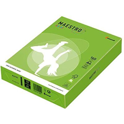 Mondi Carta maestro color a4 210x297mm 160gr 250fg verde forte ma42 Mondi Carta maestro color a4 210x297mm 160gr 250fg verde forte ma42