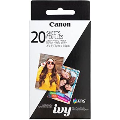 Canon Zink 20 fogli 4.25in. x 2.50in. x 0.75in. Canon Zink 20 fogli 4.25in. x 2.50in. x 0.75in.
