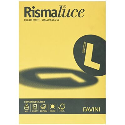 Favini A65B204 Cartoncino Colorato Rismaluce Favini A65B204 Cartoncino Colorato Rismaluce
