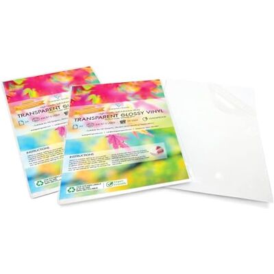 EVG Evergreen Goods 2 x 10 fogli A4, adesivo trasparente in vinile, stampa a getto d'inchiostro di qualità e laser autoadesivo Stampa a casa Etichette per prodotti, barattoli EVG Evergreen Goods 2 x 10 fogli A4, adesivo trasparente in vinile, stampa a getto d'inchiostro di qualità e laser autoadesivo Stampa a casa Etichette per prodotti, barattoli