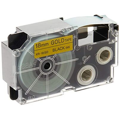 Casio XR-Europe 18GD1 nastro nero oro 18 mm (Import Germania) Casio XR-Europe 18GD1 nastro nero oro 18 mm (Import Germania)