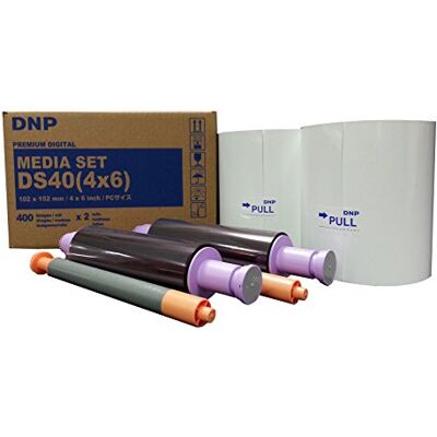 DNP Carta per stampante Dyesub DS40 4 x 6, 800 stampe lucide DNP Carta per stampante Dyesub DS40 4 x 6, 800 stampe lucide