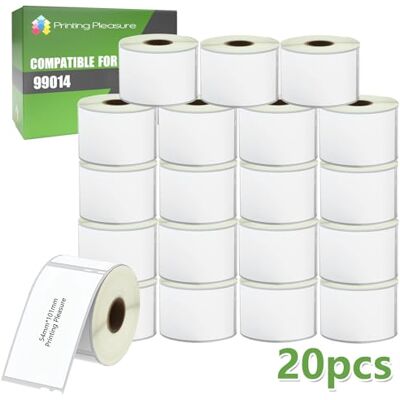Printing Pleasure Kit 20 99014 54mm x101mm Etichette Adesive (etichetta per Rotolo: 220) Compatibile per Dymo LabelWriter 4XL 450 400 330 320 310 Twin Turbo Duo Seiko SLP 450 400 240 200 120 100 Pro, 20 Pezzi Printing Pleasure Kit 20 99014 54mm x101mm Etichette Adesive (etichetta per Rotolo: 220) Compatibile per Dymo LabelWriter 4XL 450 400 330 320 310 Twin Turbo Duo Seiko SLP 450 400 240 200 120 100 Pro, 20 Pezzi