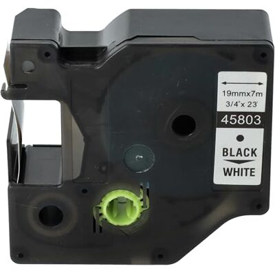 vhbw cassetta nastro compatibile con Dymo LabelPoint 300, 350 etichettatrice 19mm nero su bianco vhbw cassetta nastro compatibile con Dymo LabelPoint 300, 350 etichettatrice 19mm nero su bianco