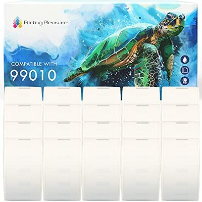 Printing Pleasure 20x Compatibile Rotolo 99010 28mm x 89mm Etichette adesive (Etichetta per rotolo: 130) per Dymo LabelWriter 4XL 450 400 330 320 310 Twin Turbo Duo Seiko SLP 450 400 200 120 100 Pro Printing Pleasure 20x Compatibile Rotolo 99010 28mm x 89mm Etichette adesive (Etichetta per rotolo: 130) per Dymo LabelWriter 4XL 450 400 330 320 310 Twin Turbo Duo Seiko SLP 450 400 200 120 100 Pro
