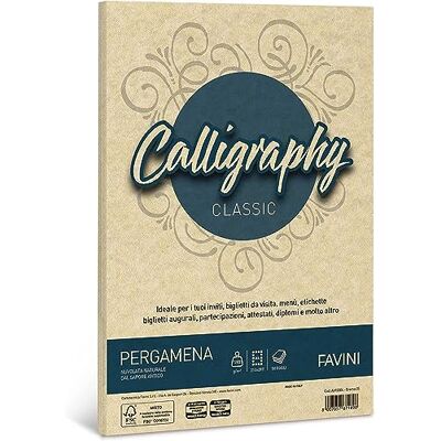 Favini Calligraphy Pergamena Liscio, 50 Fogli Favini Calligraphy Pergamena Liscio, 50 Fogli