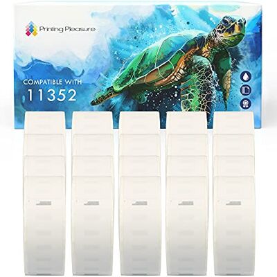 Printing Pleasure 20x Compatibile Rotolo 11352 25mm x 54mm Etichette adesive (Etichetta per rotolo: 500) per Dymo LabelWriter 4XL 450 400 330 320 310 Twin Turbo Duo Seiko SLP 450 400 200 120 100 Pro Printing Pleasure 20x Compatibile Rotolo 11352 25mm x 54mm Etichette adesive (Etichetta per rotolo: 500) per Dymo LabelWriter 4XL 450 400 330 320 310 Twin Turbo Duo Seiko SLP 450 400 200 120 100 Pro