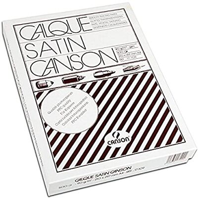 Canson 17109 Carta Lucida, A4, 90-95 G/MQ, Canson 17109 Carta Lucida, A4, 90-95 G/MQ,