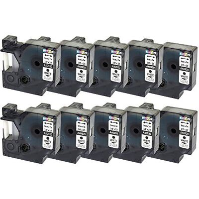 PRESTIGE CARTRIDGE 10 Nastri 40920 bianco su trasparente 9mm x 7m Etichette compatibili per DYMO LabelManager LM 100 150 160 200 210D 260 280 300 350 350D 360D 400 420P 450 500TS PC PC2 PnP LabelWriter LW 400 450 Duo PRESTIGE CARTRIDGE 10 Nastri 40920 bianco su trasparente 9mm x 7m Etichette compatibili per DYMO LabelManager LM 100 150 160 200 210D 260 280 300 350 350D 360D 400 420P 450 500TS PC PC2 PnP LabelWriter LW 400 450 Duo