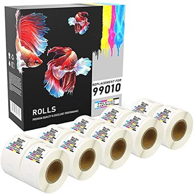 PRESTIGE CARTRIDGE 10 Compatibili Rotoli SLP-2RL SLP-2RLH 28mm x 89mm Etichette adesive per Seiko Smart SLP Pro Plus 100 120 200 220 240 410 420 430 440 450 (130 Etichette per Rotolo) PRESTIGE CARTRIDGE 10 Compatibili Rotoli SLP-2RL SLP-2RLH 28mm x 89mm Etichette adesive per Seiko Smart SLP Pro Plus 100 120 200 220 240 410 420 430 440 450 (130 Etichette per Rotolo)
