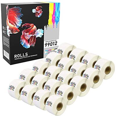 PRESTIGE CARTRIDGE 20x 99012 S0722400 36mm x 89mm Etichette per Indirizzi (260 Etichette/Rotolo) per Dymo LabelWriter 4XL, 310, 320, 330, 400, 450 Turbo/Twin Turbo/Duo & Seiko Smart Etichettatrici PRESTIGE CARTRIDGE 20x 99012 S0722400 36mm x 89mm Etichette per Indirizzi (260 Etichette/Rotolo) per Dymo LabelWriter 4XL, 310, 320, 330, 400, 450 Turbo/Twin Turbo/Duo & Seiko Smart Etichettatrici