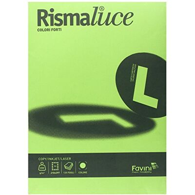 Favini Cartoncino Colorato Rismaluce, 125 Pezzi Favini Cartoncino Colorato Rismaluce, 125 Pezzi