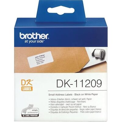 Brother ETICHETTE ADESIVE COMPATIBILI DK-11209 MM 29X62 ROTOLO DA 800 ETICHETTE Brother ETICHETTE ADESIVE COMPATIBILI DK-11209 MM 29X62 ROTOLO DA 800 ETICHETTE