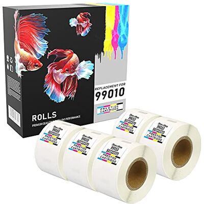 PRESTIGE CARTRIDGE R99010fiveV3 5 Compatibili Rotoli SLP-2RL SLP-2RLH 28mm x 89mm Etichette adesive per Seiko Smart SLP Pro Plus 100 120 200 220 240 410 420 430 440 450 (130 Etichette per Rotolo) PRESTIGE CARTRIDGE R99010fiveV3 5 Compatibili Rotoli SLP-2RL SLP-2RLH 28mm x 89mm Etichette adesive per Seiko Smart SLP Pro Plus 100 120 200 220 240 410 420 430 440 450 (130 Etichette per Rotolo)
