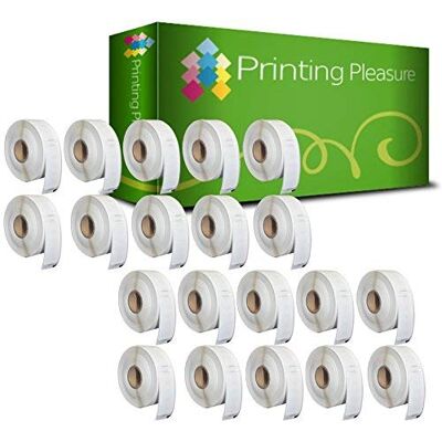 Printing Pleasure Kit 20 11355 19mm X 51mm Etichette Adesive (etichetta per Rotolo: 500) Compatibile per Dymo LabelWriter 4XL 450 400 330 320 310 Twin Turbo Duo Seiko SLP 450 400 240 200 120 100 Pro, 20 Pezzi Printing Pleasure Kit 20 11355 19mm X 51mm Etichette Adesive (etichetta per Rotolo: 500) Compatibile per Dymo LabelWriter 4XL 450 400 330 320 310 Twin Turbo Duo Seiko SLP 450 400 240 200 120 100 Pro, 20 Pezzi
