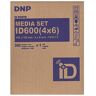 Dnp ID600 4x6 Carta + Ribbon per 350 Fototessere o Stampe 10x15