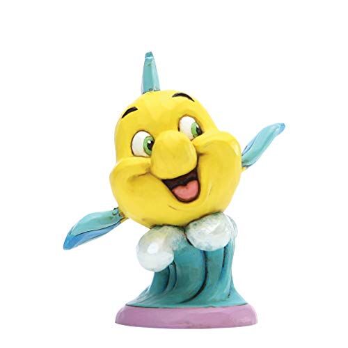 Disney Flounder Figurina, Resina, Multicolore, 5 x 5 x 10 cm