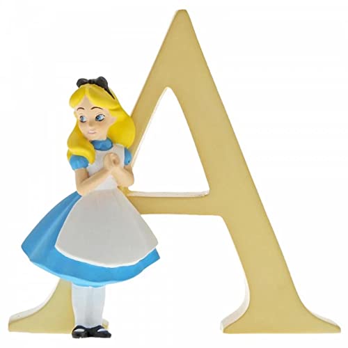 Incantevole statuetta della collezione Disney, lettera A, multicolore, taglia unica