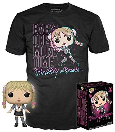 POP Funko Britney ! & Tee Box Baby One More Time heo Exclusive Size S Shirts