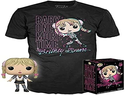 POP Funko  Collectors Box Britney Spears  Vinyl Figure + X-Large T-Shirt