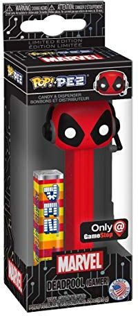 Funko Pop! Pez: Marvel Original Red Deadpool (Gamer) Exclusive