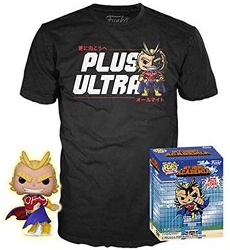 Funko POP & TEE MY HERO ACADEMIA ALL MIGHT  + CAMISETA TALLA M UT 56664M