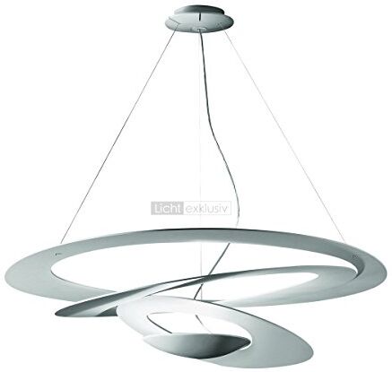 Artemide Pirce Mini Halo Sospensione, Alluminio, Bianco