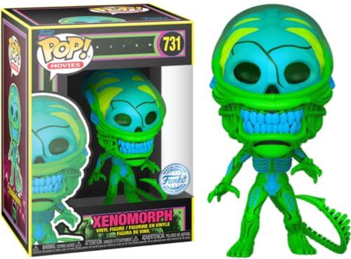 Funko Pop Alien Xenomorph (1979) Blacklight #731 Edizione esclusiva Pop