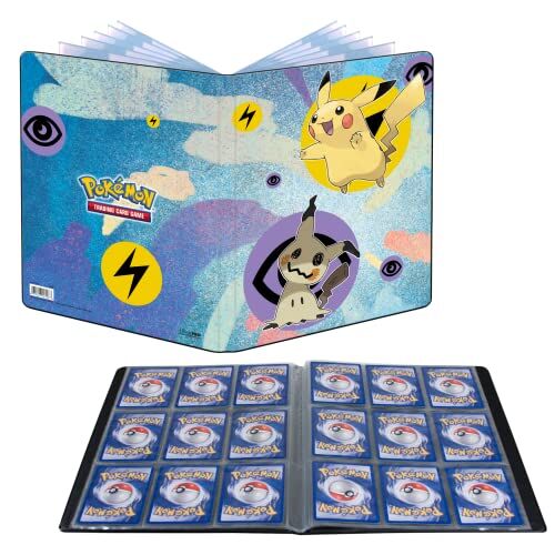 Ultra Pro Cartella a 9 tasche Pokemon Pikachu e Mimikyu, accessorio per carte collezionabili, età 6+