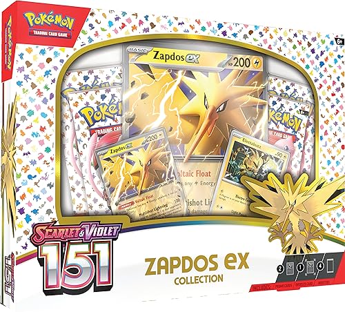 POKEMON TCG Scarlet & Viola 3.5  151 Zapdos Ex Box