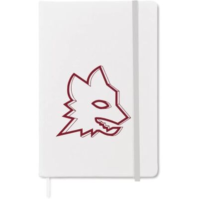 AS Roma Notebook Lupa A5 Copertina Rigida Bianco AS Roma Notebook Lupa A5 Copertina Rigida Bianco