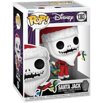 Funko POP! Disney: The Nightmare Before Christmas Santa Jack Skellington Gadget Ufficiale Cartoon/Animation Personaggio in Vinile da Collezione Idea Regalo Compleanno per Fan e Collezionisti Funko POP! Disney: The Nightmare Before Christmas Santa Jack Skellington Gadget Ufficiale Cartoon/Animation Personaggio in Vinile da Collezione Idea Regalo Compleanno per Fan e Collezionisti