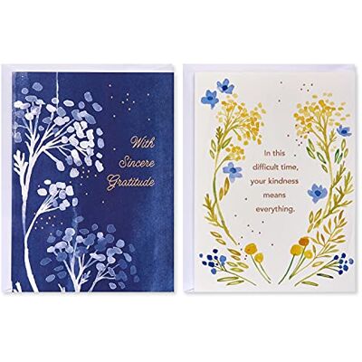 American Greetings Deluxe, biglietti di ringraziamento per condoglianze, ispirati alla natura, 32 pezzi American Greetings Deluxe, biglietti di ringraziamento per condoglianze, ispirati alla natura, 32 pezzi