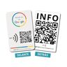 MESSAGENES Carta PVC Google QR Recensioni NFC   Card Recensioni QR Google + Info   1 Unità   Accessori Bancone Negozio   Carta da Visita QR e NFC Google + Info   Recensioni Google NFC