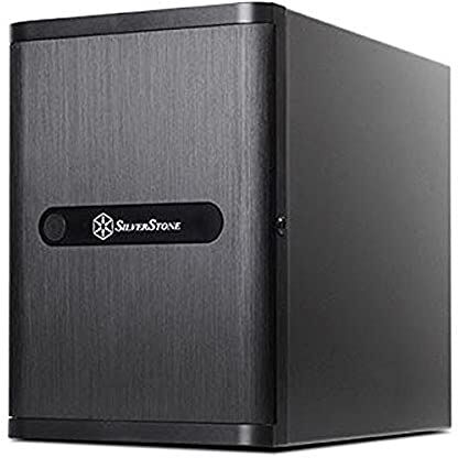 Silverstone SST-DS380 Case Storage Mini-ITX con finestra, nero