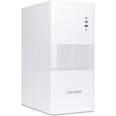 VulTech VCO-A1759-B Case PC ATX Mid Tower in Acciaio SPCC, Type-C, USB 3.0, Ventola 120mm Inclusa Senza Alimentatore, Bianco VulTech VCO-A1759-B Case PC ATX Mid Tower in Acciaio SPCC, Type-C, USB 3.0, Ventola 120mm Inclusa Senza Alimentatore, Bianco