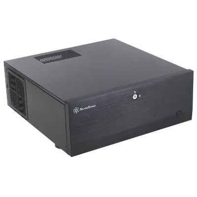 Silverstone SST-GD07B Cabinet Grandia HTPC formato ATX , High Airflow Performance, nero Silverstone SST-GD07B Cabinet Grandia HTPC formato ATX , High Airflow Performance, nero