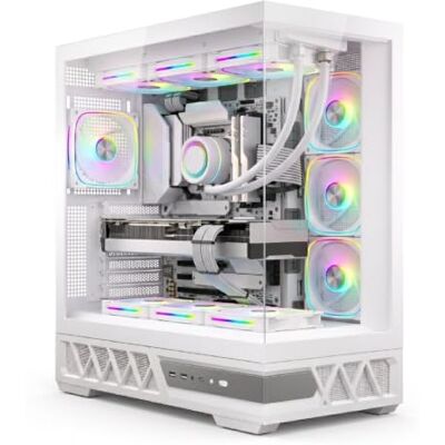Noua Orizon MH100 Case PC Gaming ATX Mid Tower Vetro Temperato ARGB Bianco Noua Orizon MH100 Case PC Gaming ATX Mid Tower Vetro Temperato ARGB Bianco