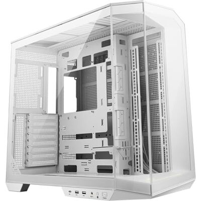 MSI MAG PANO 100L PZ WHITE Mid Tower ATX Gaming Case, plastica ABS, acciaio SPCC, vetro temperato, supporto back-connect, display panoramico a 270 gradi, supporto GPU, filtro antipolvere MSI MAG PANO 100L PZ WHITE Mid Tower ATX Gaming Case, plastica ABS, acciaio SPCC, vetro temperato, supporto back-connect, display panoramico a 270 gradi, supporto GPU, filtro antipolvere