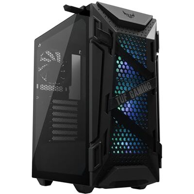 Asus TUF GAMING GT301, Case Gaming ATX Nero, Pannello in Vetro Temperato Asus TUF GAMING GT301, Case Gaming ATX Nero, Pannello in Vetro Temperato