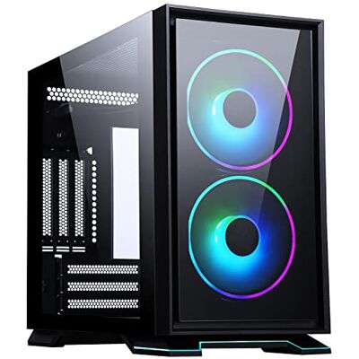Itek Case Galaxy 2Q Mini Tower ITX, 2x12cm Ventole ARGB, 2xUSB3, 2X Pannelli Frontali, Vetro Laterale Itek Case Galaxy 2Q Mini Tower ITX, 2x12cm Ventole ARGB, 2xUSB3, 2X Pannelli Frontali, Vetro Laterale