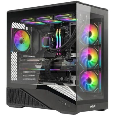 Noua Cool GH200 Case PC Gaming ATX Mid Tower Ventola PWM Led ARGB USB 3.0 e Type-C Supporto Raffreddamento Liquido 360 mm Vetro Temperato e Mesh Bianco Noua Cool GH200 Case PC Gaming ATX Mid Tower Ventola PWM Led ARGB USB 3.0 e Type-C Supporto Raffreddamento Liquido 360 mm Vetro Temperato e Mesh Bianco
