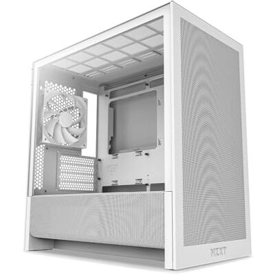 NZXT H3 Flow Case PC Micro-ATX Airflow Bianco NZXT H3 Flow Case PC Micro-ATX Airflow Bianco