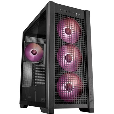 Asus TUF GAMING GT302 TG ARGB BLK, Case Gaming E-ATX Nero, Vetro Temperato Asus TUF GAMING GT302 TG ARGB BLK, Case Gaming E-ATX Nero, Vetro Temperato