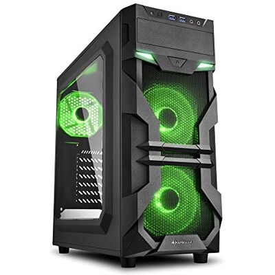 Sharkoon VG7-W verde, Pc gaming Sharkoon VG7-W verde, Pc gaming